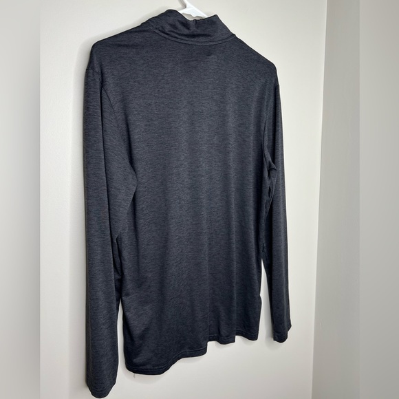 Tek Gear - Dry Tek long sleeve 3/4 zip. Thin, lightweight athletic shirt. - Picture 4 of 4